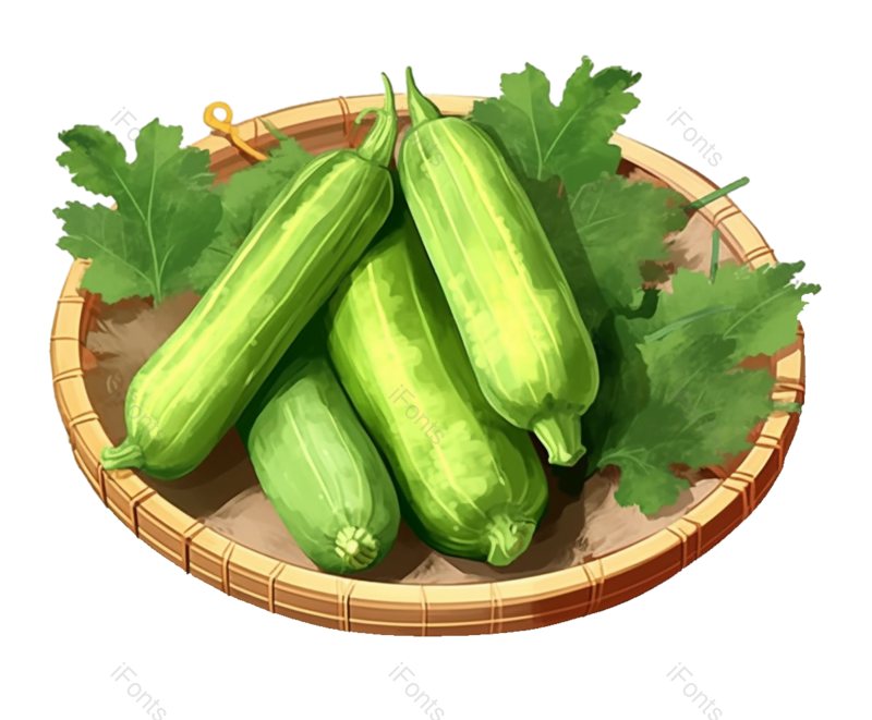 蔬菜图片,篮子元素,绿色PNG,食材免抠素材